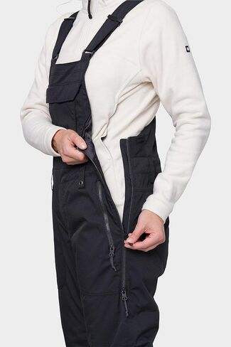 686 Women's Black Magic Bib - Ski & Snowboard Bib Pants - Water & Weather Resistant in Kuwait