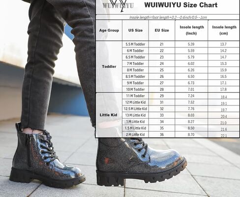 WUIWUIYU الصغار بنين بنات مقاوم للماء زمم القتالية حذاء من الجلد الجوارب القصيرة أحذية الصحراء للدراجات النارية in Kuwait