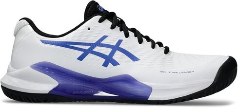 ASICS Men's Gel-Challenger 14 Tennis Shoe, 9.5, White/Sapphire in Saudi Arabia