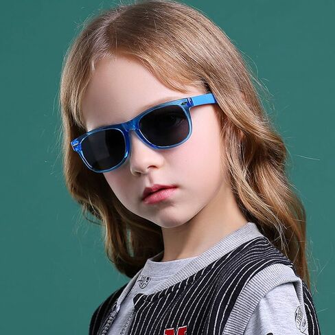 Kursan Kids Polarized Sunglasses TPEE Rubber Flexible Frame Shades in Saudi Arabia