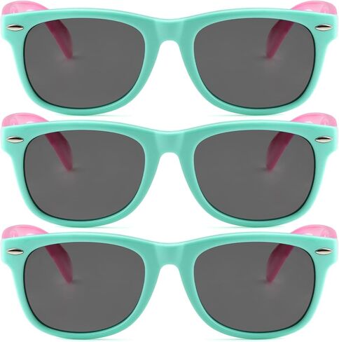 Kursan Kids Polarized Sunglasses TPEE Rubber Flexible Frame Shades in Saudi Arabia
