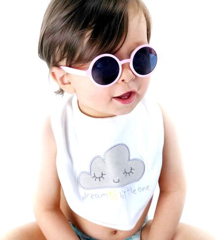 Style Vault Kd3008 Baby Infant Toddlers Age 0~24 Months Round Retro Sunglasses in Kuwait
