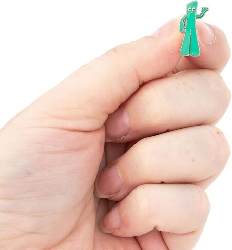 Gumby Lapel Pin Enamel Made of Metal Souvenir Hat Men Women Patriotic (Pin B) in Saudi Arabia