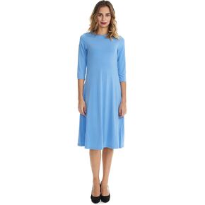 فستان 3/4 كم جذاب بطول الركبة مع جيوب للنساء من استيز - Tammee in Kuwait