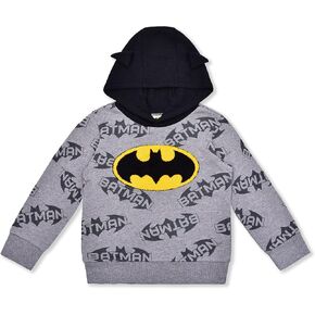 هودي دي سي كوميكس باتمان للأولاد للأطفال الصغار والصغار – أسود/رمادي in Kuwait