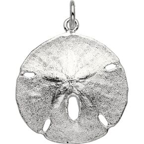 FB JEWELS 925 Sterling Silver Sand Dollar Pendant in Saudi Arabia