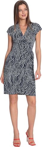 Maggy London Women's Matte Jersey V-Neck Wrap in Kuwait