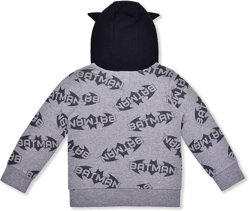 هودي دي سي كوميكس باتمان للأولاد للأطفال الصغار والصغار – أسود/رمادي in Kuwait