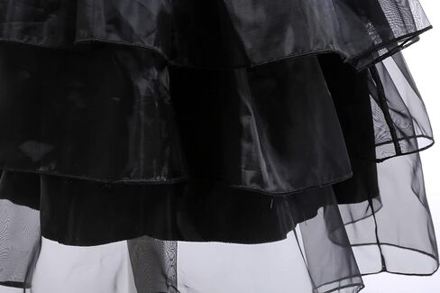 فستان الأميرة Mecamelon Halloween باللون الأسود للفتيات مع مجموعة إكسسوارات in Kuwait