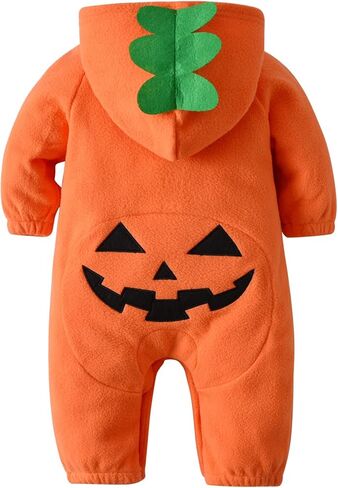 بدلة هابي تشيري للأطفال الأولاد والبنات للهالوين قطعة واحدة بغطاء للرأس، بدلة قفز لطيفة بشكل عام، أزياء تنكرية in Kuwait