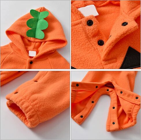 بدلة هابي تشيري للأطفال الأولاد والبنات للهالوين قطعة واحدة بغطاء للرأس، بدلة قفز لطيفة بشكل عام، أزياء تنكرية in Kuwait