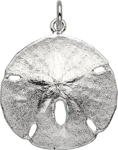 FB JEWELS 925 Sterling Silver Sand Dollar Pendant, 925 Sterling Silver,Silver in Saudi Arabia