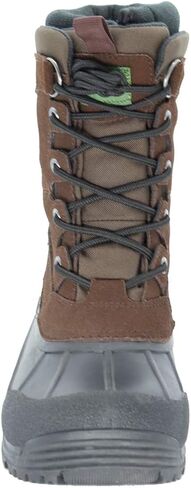 أحذية الشتاء الرجالية مقاومة للماء، وغير قابلة للانزلاق، وآمنة ودافئة للاستخدام في الهواء الطلق من جلد الغزال الكلاسيكي، وبطانة قابلة للفصل، ونعل خارجي مطاطي غير قابل للانزلاق، وأحذية بارتفاع منتصف الساق in Kuwait