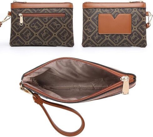 Dasein Handbags for Women Purses Monogram Satchel Purse Large Tote Ladies Handbag Shoulder Bags Top Handle Work Bag 2pcs Set in Saudi Arabia