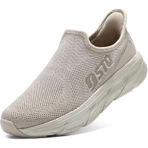STQ Slip on Walking Shoes Womens Comfortable Tennis Breathable Athletic Gym Workout Slip on Sneakers for Plantar Fasciitis
