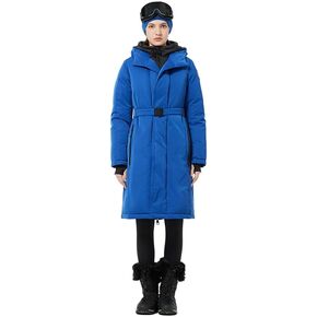 Fitouch Mai Women's Long Down Puffer Snow Coat Jacket | Water Repellent | 750+ Fill Power