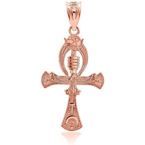 Egyptian Ankh Cross Eagle Eye of Horus pendant 10K Gold Parent in Kuwait