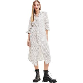 Desigual Women's Woman Woven Dress Long Sleeve in Kuwait