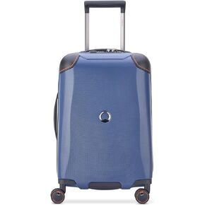 حقيبة ديلسي باريس كاكتوس ذات الجوانب الصلبة بعجلات دوارة، أبيض/أزرق، مقاس متوسط ​​24 بوصة in Kuwait