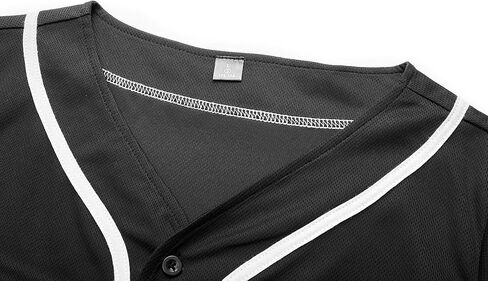 JUNG KOOK Mens Baseball Jersey Button Down Plain Tshirts Hipster Hip Hop Softball Sports Active Tee in Kuwait