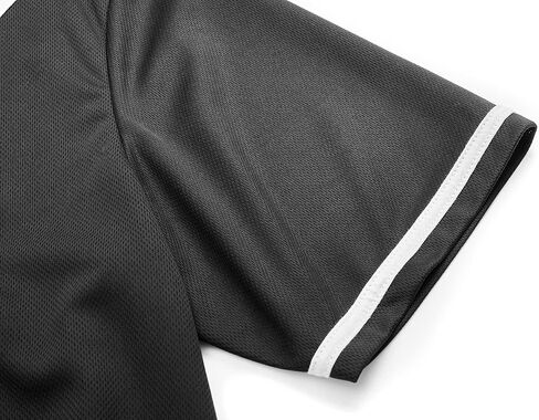 JUNG KOOK Mens Baseball Jersey Button Down Plain Tshirts Hipster Hip Hop Softball Sports Active Tee in Kuwait