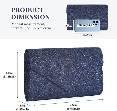 UBORSE Floral Lace Envelope Clutch Elegant Evening Bag for Women in Saudi Arabia