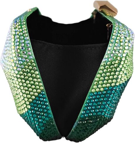 Boutique De FGG Sea Wave Luxury Crystal Clutch Evening Bags for Women Colorful Rhinestone Wedding Handbags and Purses in Saudi Arabia