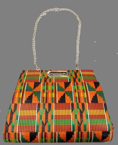 Kente Handbag 1, African Purse, Kente Bag, Ankara Handbag, African Print Accessory in Saudi Arabia