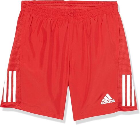 adidas Men's Own The Run Shorts, Better Scarlet/Reflective Silver, Medium 7" in Saudi Arabia