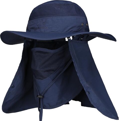 DDYOUTDOOR™ Summer Outdoor Sun Protection Fishing Cap Neck Face Flap Hat in Saudi Arabia