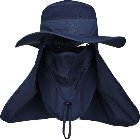 DDYOUTDOOR™ Summer Outdoor Sun Protection Fishing Cap Neck Face Flap Hat in Saudi Arabia