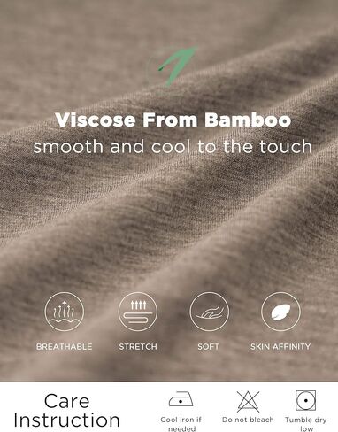 GYS Bamboo Nightgowns for Women Long Sleeve Nightshirts Sleepwear Soft Sleep Shirts Night Dress in Saudi Arabia