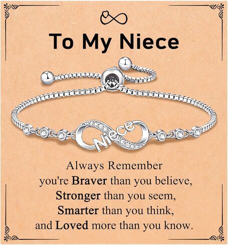 UNGENT THEM Infinity Love Heart Bracelets for Women Girls, Birthday Christmas Valentins's Day Jewelry Gifts for Her in Saudi Arabia