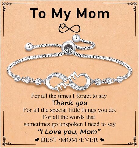UNGENT THEM Infinity Love Heart Bracelets for Women Girls, Birthday Christmas Valentins's Day Jewelry Gifts for Her in Saudi Arabia