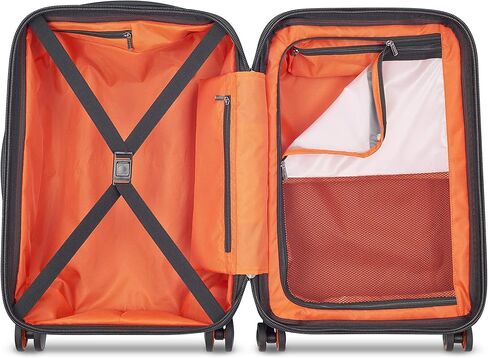 حقيبة ديلسي باريس كاكتوس ذات الجوانب الصلبة بعجلات دوارة، أبيض/أزرق، مقاس متوسط ​​24 بوصة in Kuwait