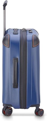 حقيبة ديلسي باريس كاكتوس ذات الجوانب الصلبة بعجلات دوارة، أبيض/أزرق، مقاس متوسط ​​24 بوصة in Kuwait