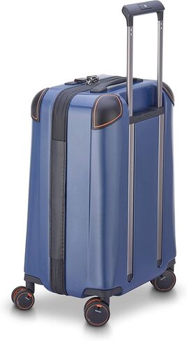 حقيبة ديلسي باريس كاكتوس ذات الجوانب الصلبة بعجلات دوارة، أبيض/أزرق، مقاس متوسط ​​24 بوصة in Kuwait