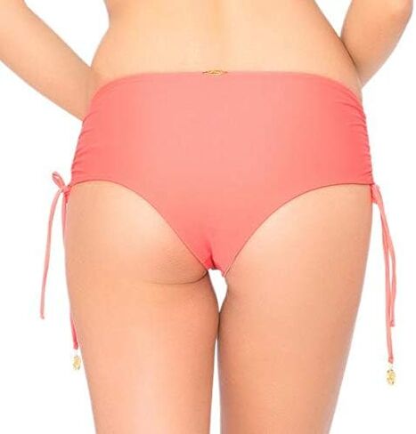 Luli Fama Women's Cosita Buena Reversible Drawstring High Rise Bikini Bottom in Saudi Arabia