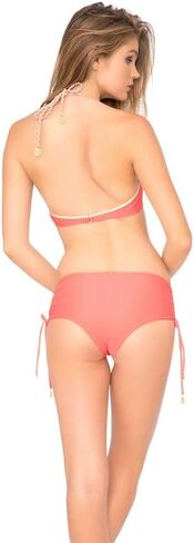 Luli Fama Women's Cosita Buena Reversible Drawstring High Rise Bikini Bottom in Saudi Arabia
