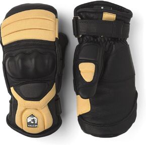 Hestra Impact Racing Junior Leather Mitt (Youth 4-13yrs) | Insulated Protective Kids Mittens for Skiing, Racing, Snowboarding & Winter Sports in Kuwait