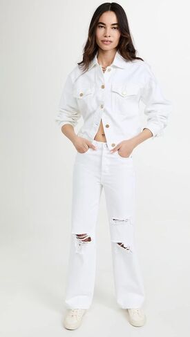 [BLANKNYC] womens Luxury Clothing Denim Trucker Jacket in Saudi Arabia