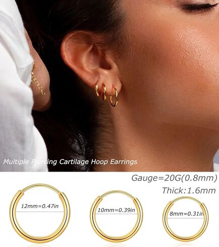 PLOMFOV Small Earrings Studs Stainless Steel Stud Earrings Set for Women Men CZ Heart Opal Moonstone Flat Back Earrings Studs 20G Cartilage Hoop Earrings Hypoallergenic for Sensitive Ears in Kuwait