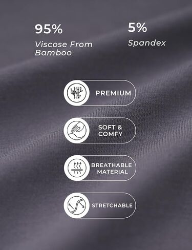 بنطال بيجامة رجالي من GYS - فسكوز مصنوع من الخيزران، بنطال مريح ناعم مع جيوب وجزء سفلي طويل للنوم in Kuwait