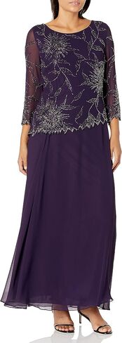 J Kara Women's 3/4 Sleeve Beaded Dress in Saudi Arabia