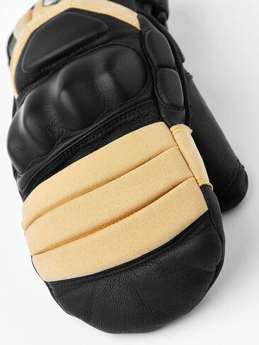 Hestra Impact Racing Junior Leather Mitt (Youth 4-13yrs) | Insulated Protective Kids Mittens for Skiing, Racing, Snowboarding & Winter Sports in Kuwait