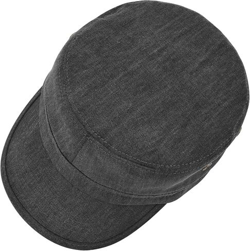 BOTVELA الرجال النساء القطن حك الجيش قبعة قابل للتعديل قبعة عسكرية خمر قبعة مسطحة in Kuwait