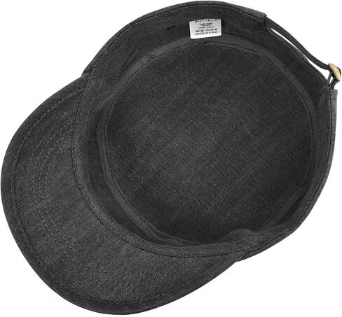 BOTVELA الرجال النساء القطن حك الجيش قبعة قابل للتعديل قبعة عسكرية خمر قبعة مسطحة in Kuwait