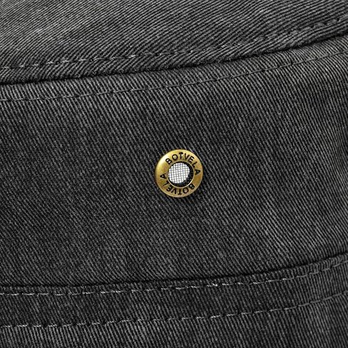 BOTVELA الرجال النساء القطن حك الجيش قبعة قابل للتعديل قبعة عسكرية خمر قبعة مسطحة in Kuwait