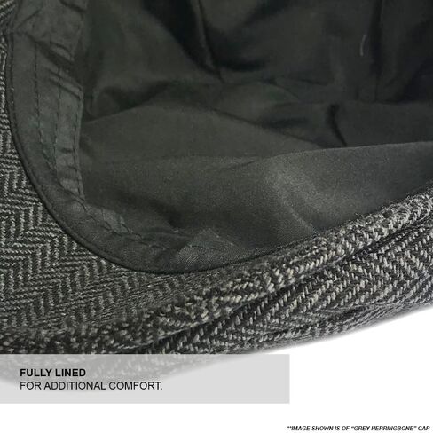 Mens Classic English Tweed Flat Cap in Saudi Arabia