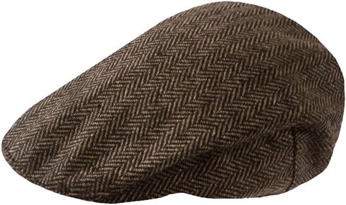 Mens Classic English Tweed Flat Cap in Saudi Arabia